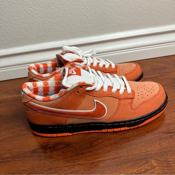 Nike SB Dunk Low Concepts Orange Lobster Size 11 - Picture 5 of 11